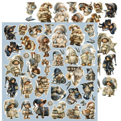 Craft o' Clock Snow Game Extras to Cut MIX 30,5x31,5cm