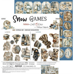 Craft o' Clock Snow Game Extras to Cut MIX 30,5x31,5cm