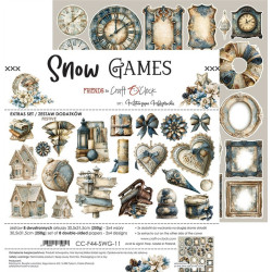 Craft o' Clock Snow Game Extras to Cut MIX 30,5x31,5cm