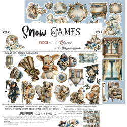 Craft o' Clock Snow Game Extras to Cut MIX 30,5x31,5cm