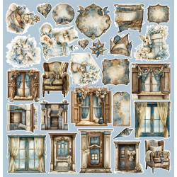 Craft o' Clock Snow Game Extras to Cut MIX 30,5x31,5cm