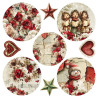 Craft o' Clock Spirit Of Christmas Paper COLLECTION and BASIC designs Set 20x20cm 24fg