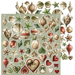 Craft o' Clock Spirit Of Christmas Extras to Cut MIX 30,5x31,5cm