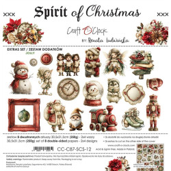 Craft o' Clock Spirit Of Christmas Extras to Cut MIX 30,5x31,5cm