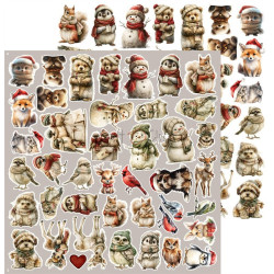 Craft o' Clock Spirit Of Christmas Extras to Cut MIX 30,5x31,5cm