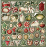 Craft o' Clock Spirit Of Christmas Extras to Cut MIX 30,5x31,5cm