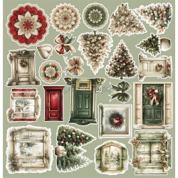 Craft o' Clock Spirit Of Christmas Extras to Cut MIX 30,5x31,5cm