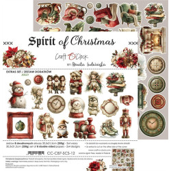 Craft o' Clock Spirit Of Christmas Extras to Cut MIX 30,5x31,5cm