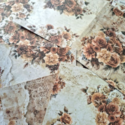 Craft o' Clock Shades Of Nature Paper COLLECTION and BASIC designs Set 20x20cm 24fg