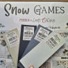 Craft o' Clock Snow Game BASIC PAPER Set 20x20cm 24fg