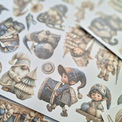 Craft o' Clock Snow Game Extras to Cut MIX 30,5x31,5cm