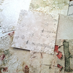 Craft o' Clock Spirit Of Christmas BASIC PAPER Set 20x20cm 24fg
