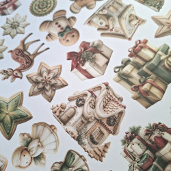 Craft o' Clock Spirit Of Christmas Extras to Cut MIX 30,5x31,5cm