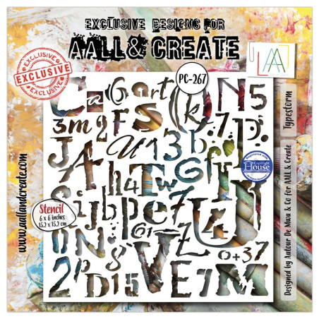 AALL & Create Stencil 267 Typestorm