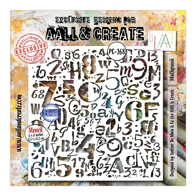 AALL & Create Stencil 268 Mathpunk