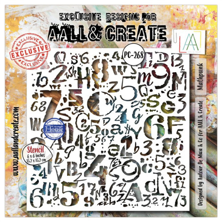 AALL & Create Stencil 268 Mathpunk