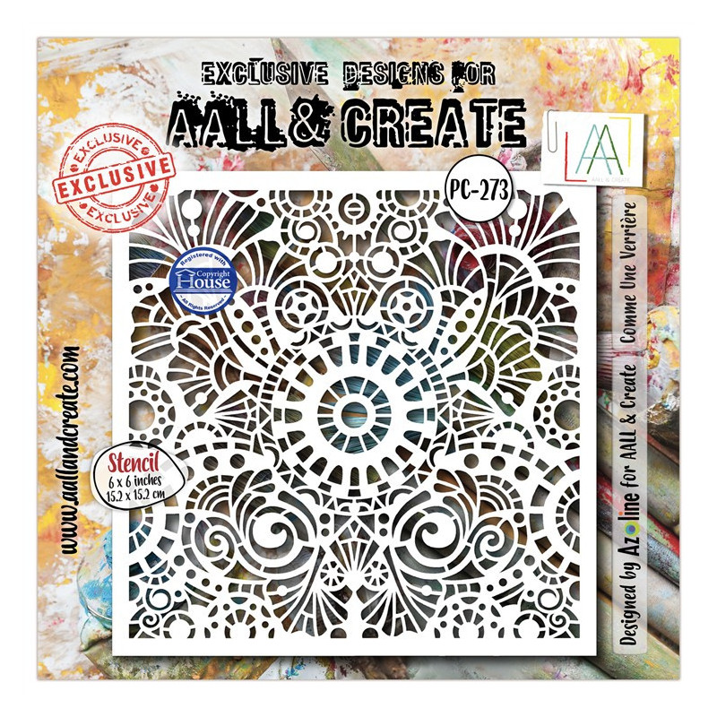 AALL & Create Stencil 273 Comme Une Verrière