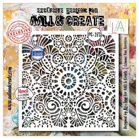 AALL & Create Stencil 273 Comme Une Verrière
