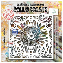 AALL & Create Stencil 276 Coquelicot Nouveau