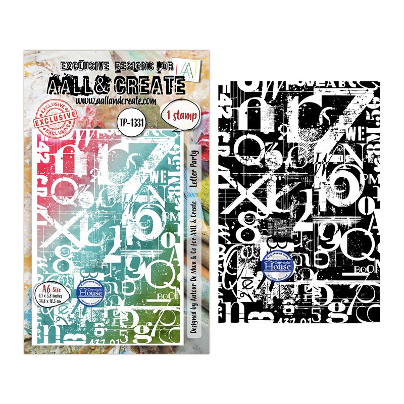 AALL & Create Stamp Set A6 1331 Letter Party
