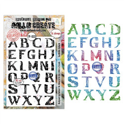 AALL & Create Stamp Set A5 1332 Scribble Splash