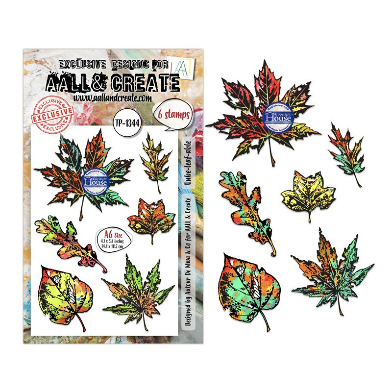 AALL & Create Stamp Set A6 1344 Unbe-leaf-able