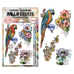 AALL & Create Stamp Set A6 1348 Parrot Song