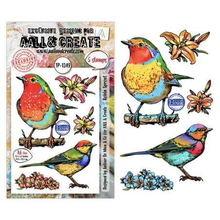 AALL & Create Stamp Set A6 1349 Robin Sprout
