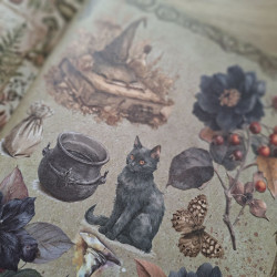 Ciao Bella The Witch's Grimoire A4 Junk Journal Ephemera Book 32pz
