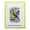 AALL & Create Stamp Set A7 1351 Hearted Tit