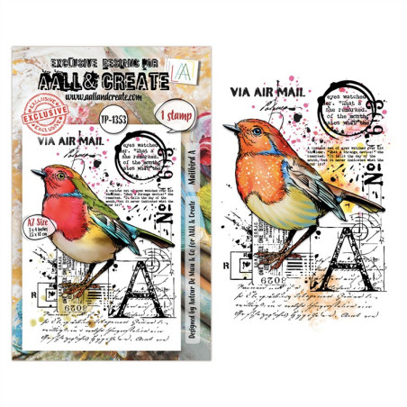 AALL & Create Stamp Set A7 1353 Mailbird A