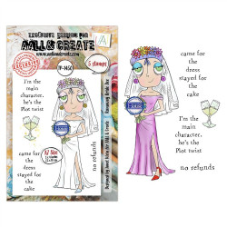 AALL & Create Stamp Set A7 1450 Runaway Bride Dee