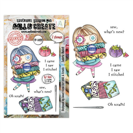 AALL & Create Stamp Set A7 1499 Fabric Habit