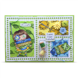 AALL & Create Stamp Set A7 1499 Fabric Habit
