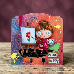 AALL & Create Stamp Set A7 1500 Paint Happy