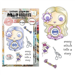 AALL & Create Stamp Set A7 1501 The Stitcher