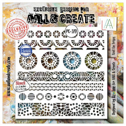 AALL & Create Stencil 279 Tout En Frises