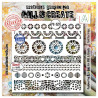 AALL & Create Stencil 279 Tout En Frises