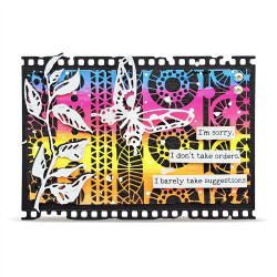 AALL & Create Stencil 279 Tout En Frises
