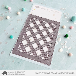 Mama Elephant Waffle Weave Frame CREATIVE CUTS