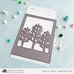 Mama Elephant Trio of Trees CREATIVE CUTS