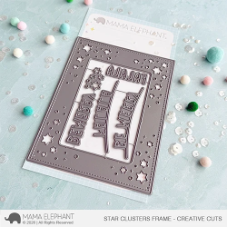 Mama Elephant Star Clusters Frame CREATIVE CUTS