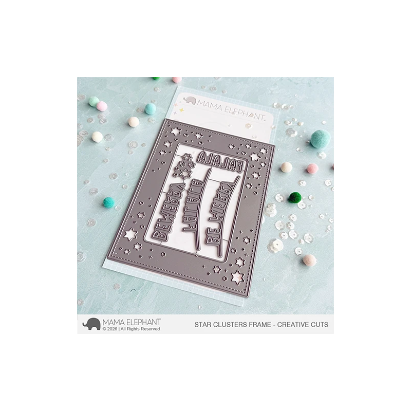Mama Elephant Star Clusters Frame CREATIVE CUTS
