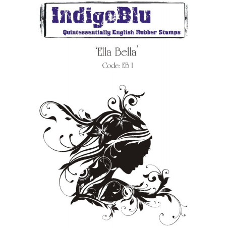 IndigoBlu Cling Mounted Stamp Ella Bella