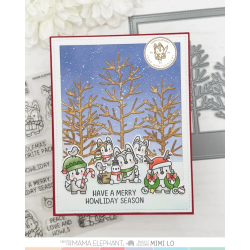 Mama Elephant WINTER WOLF Clear Stamp