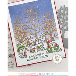 Mama Elephant WINTER WOLF Clear Stamp