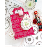 ama Elephant ROUND TAG BUDDIES SET Clear Stamp + CUTS