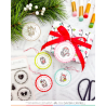 Mama Elephant ROUND TAG SENTIMENTS Clear Stamp
