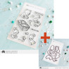 Mama Elephant NATIVITY SCENE SET Clear Stamp + CUTS