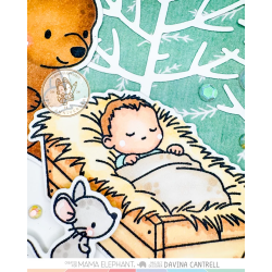 Mama Elephant NATIVITY SCENE SET Clear Stamp + CUTS